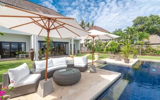 Beachfront Villa For Sale at Bungkulan Beach, Bali, For Sale