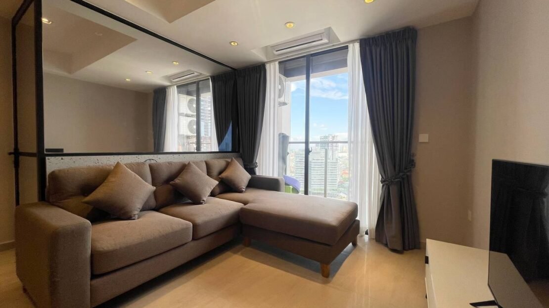2 Bedroom Condo For Rent at Time Square 3 Toul Kork